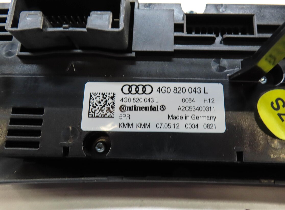 Thumbnail 6: 2012-2017 AUDI A6 S6 A7 S7 (C7 4G8) FRONT HEATER A/C TEMPERATURE CONTROL PANEL