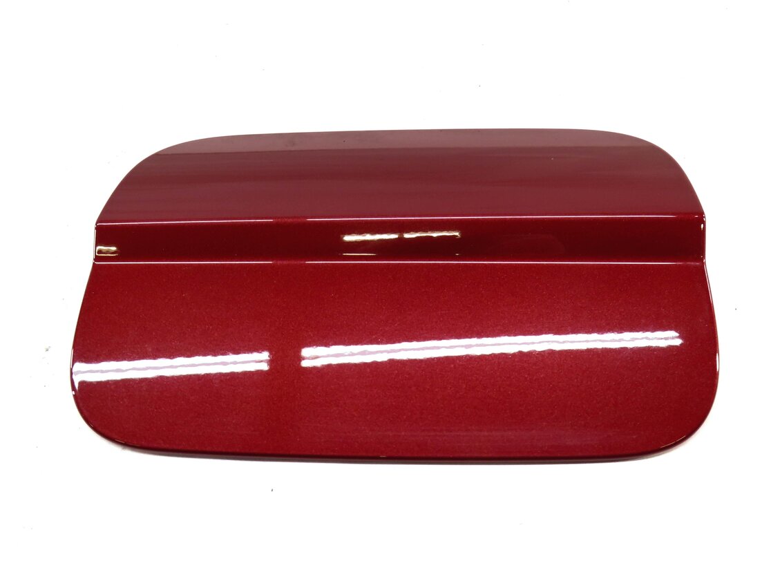 Thumbnail 2: 2012-2018 AUDI A6 S6 (C7) FUEL TANK DOOR LID COVER TRIM w/ HOUSING (GARNET RED)