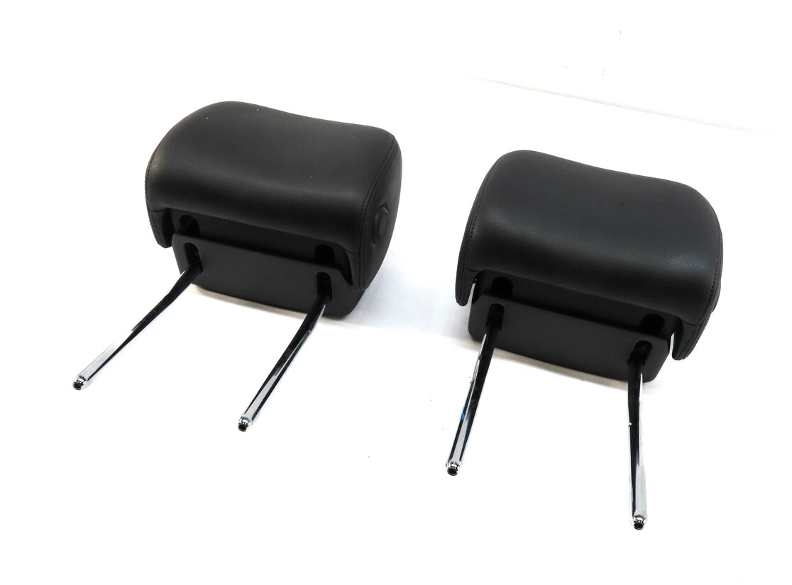 12-18 AUDI A6 A7 S6 S7 RS7 (C7 4G8) FRONT LEFT & RIGHT SEAT HEADREST SET (BLACK)
