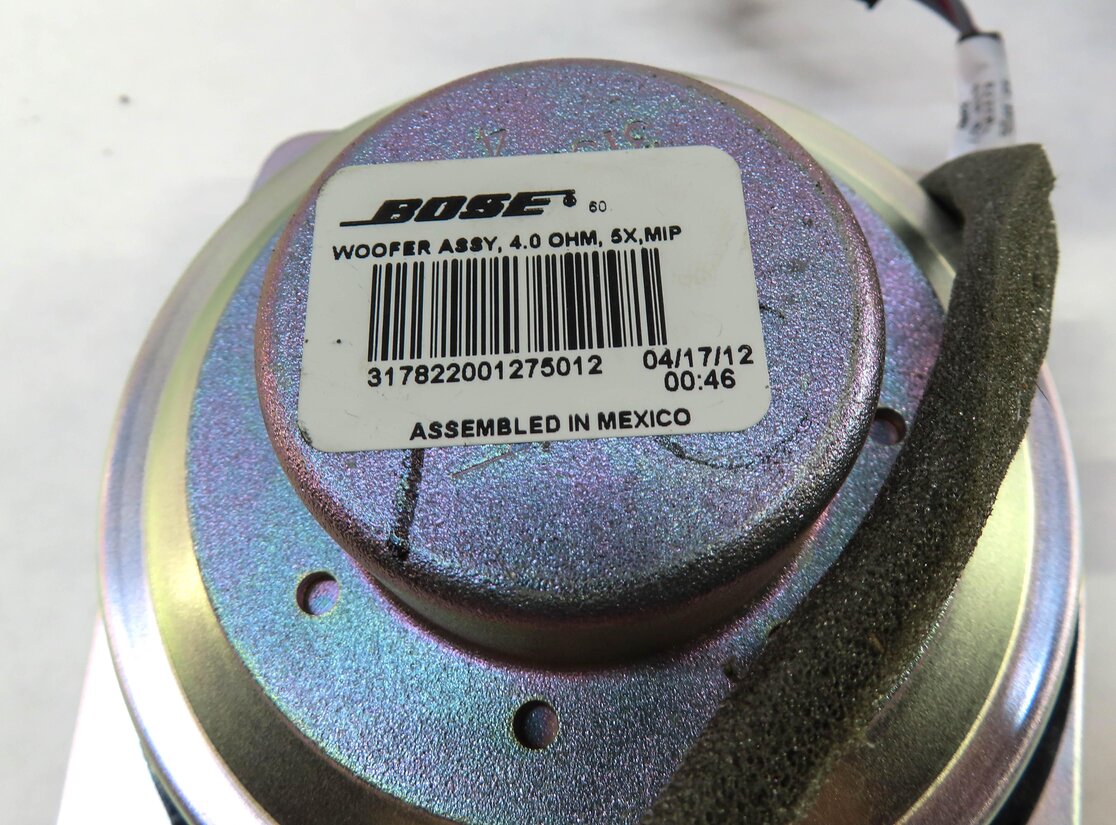 Thumbnail 7: 2012 AUDI A6 (C7) BOSE AUDIO SUB SUBWOOFER DOOR SPEAKER SET-3