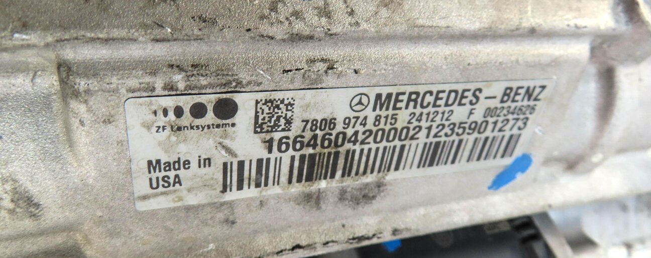Thumbnail 5: 2013-2016 MERCEDES GL ML CLASS W166 X166) POWER STEERING GEAR RACK & PINION