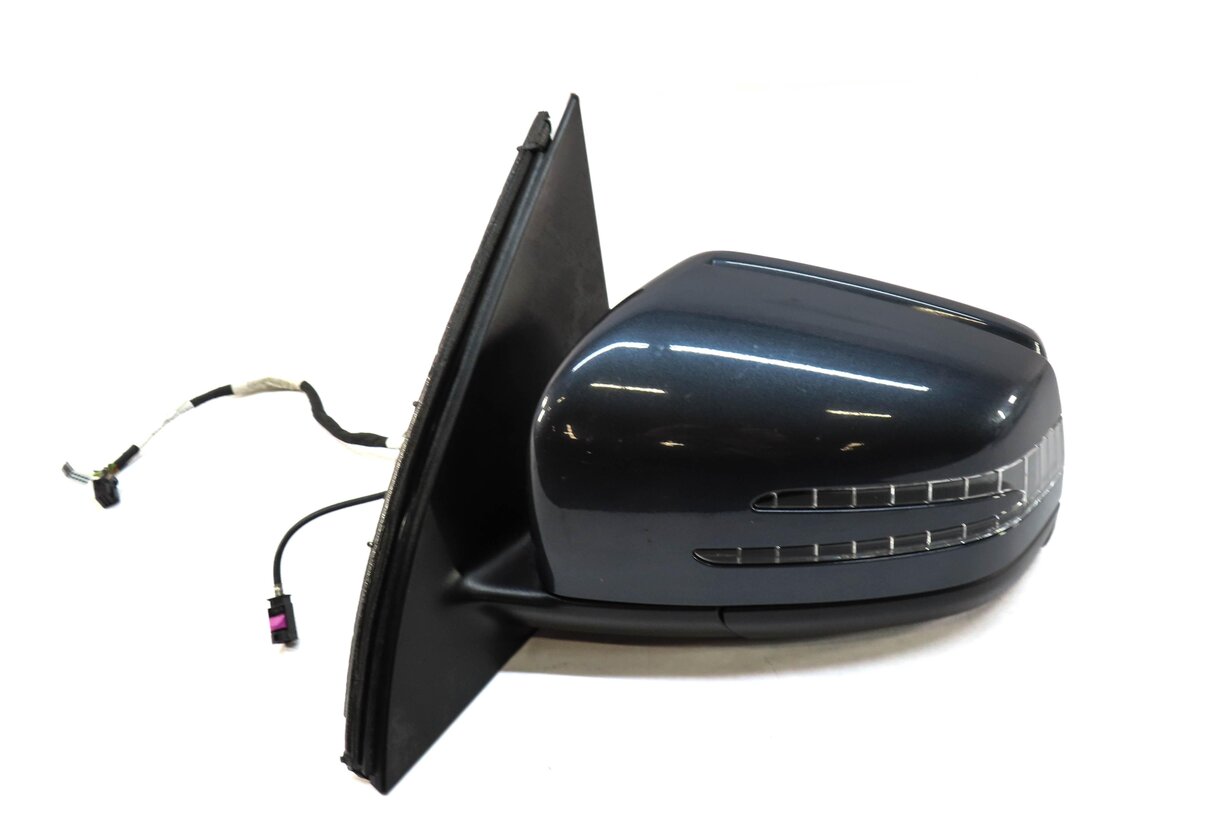 Thumbnail 6: 13-16 MERCEDES GL-CLASS (X166) LEFT HEATED AUTODIM CAMERA DOOR MIRROR (GRAY)