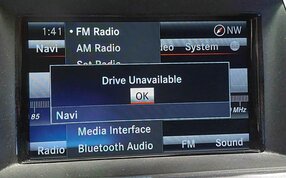 12-16 MERCEDES C GL ML SLK (W204 W166 W172 X166) GPS NAVIGATION DISPLAY SCREEN