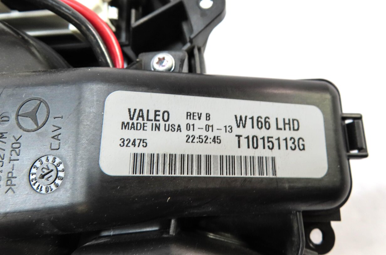 Thumbnail 4: 2012-2019 MERCEDES GL GLE GLS ML (W166 W292 X166) FRONT HEATER A/C BLOWER MOTOR