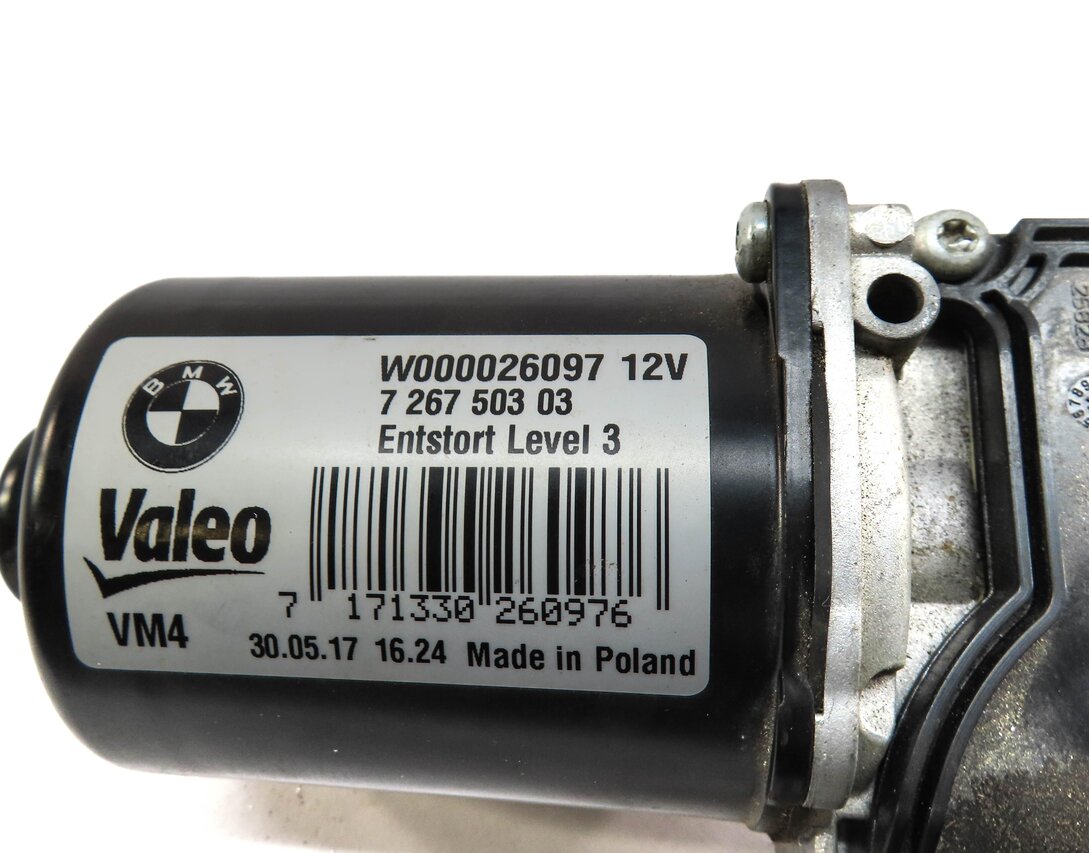 Thumbnail 4: 2012-2019 BMW 3 / 4 SERIES (F30 F31 F32 F33 F34) FRONT WINDSHIELD WIPER MOTOR