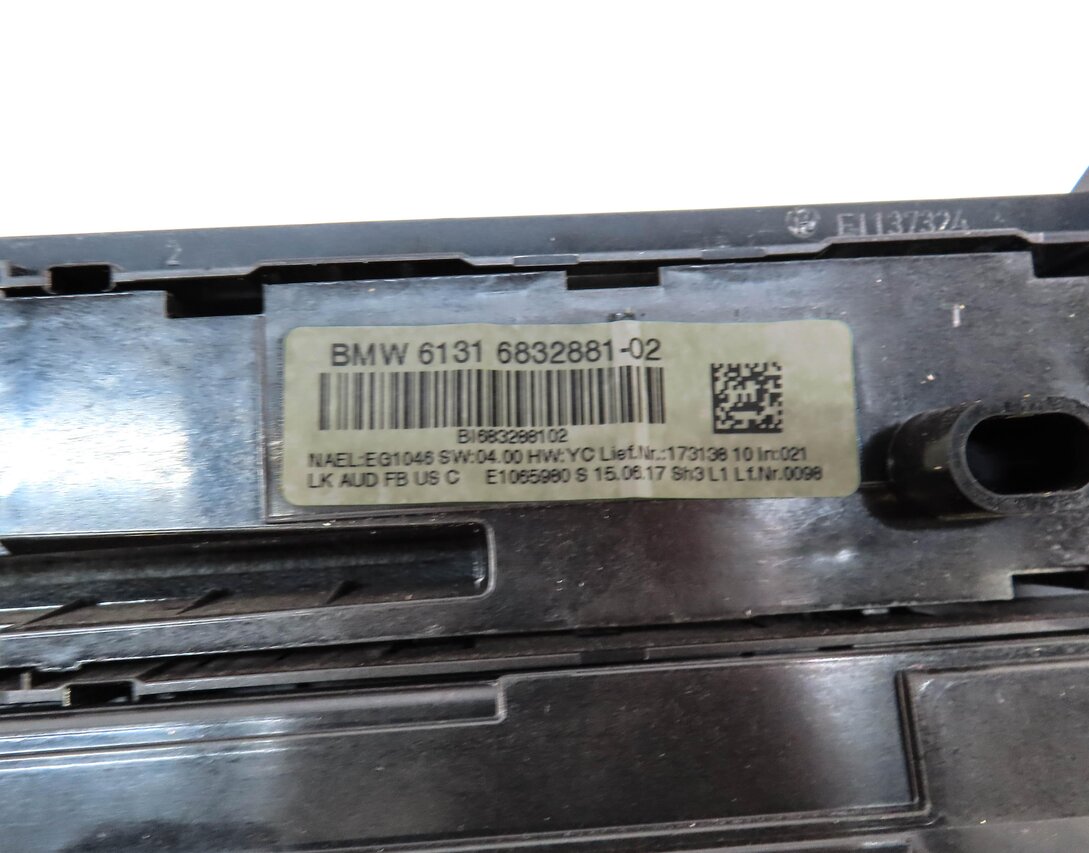 Thumbnail 6: 15-20 BMW 2 / 3 / 4 SERIES (F22 F30 F32) FRONT HEATER TEMPERATURE RADIO CONTROL