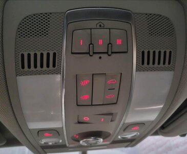 Thumbnail 2: 2010 AUDI Q7 (4L) FRONT DOMELIGHT MAP READING COURTESY DOME LIGHT LAMP (GRAY)