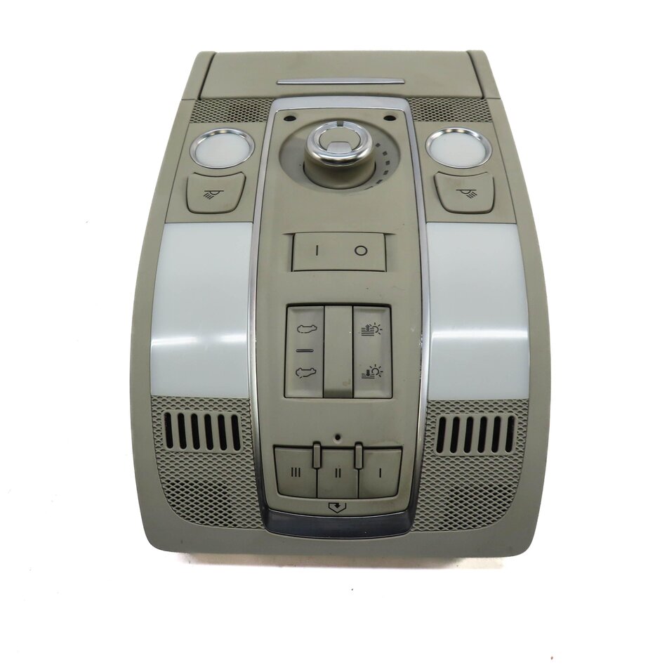 Thumbnail 4: 2010 AUDI Q7 (4L) FRONT DOMELIGHT MAP READING COURTESY DOME LIGHT LAMP (GRAY)