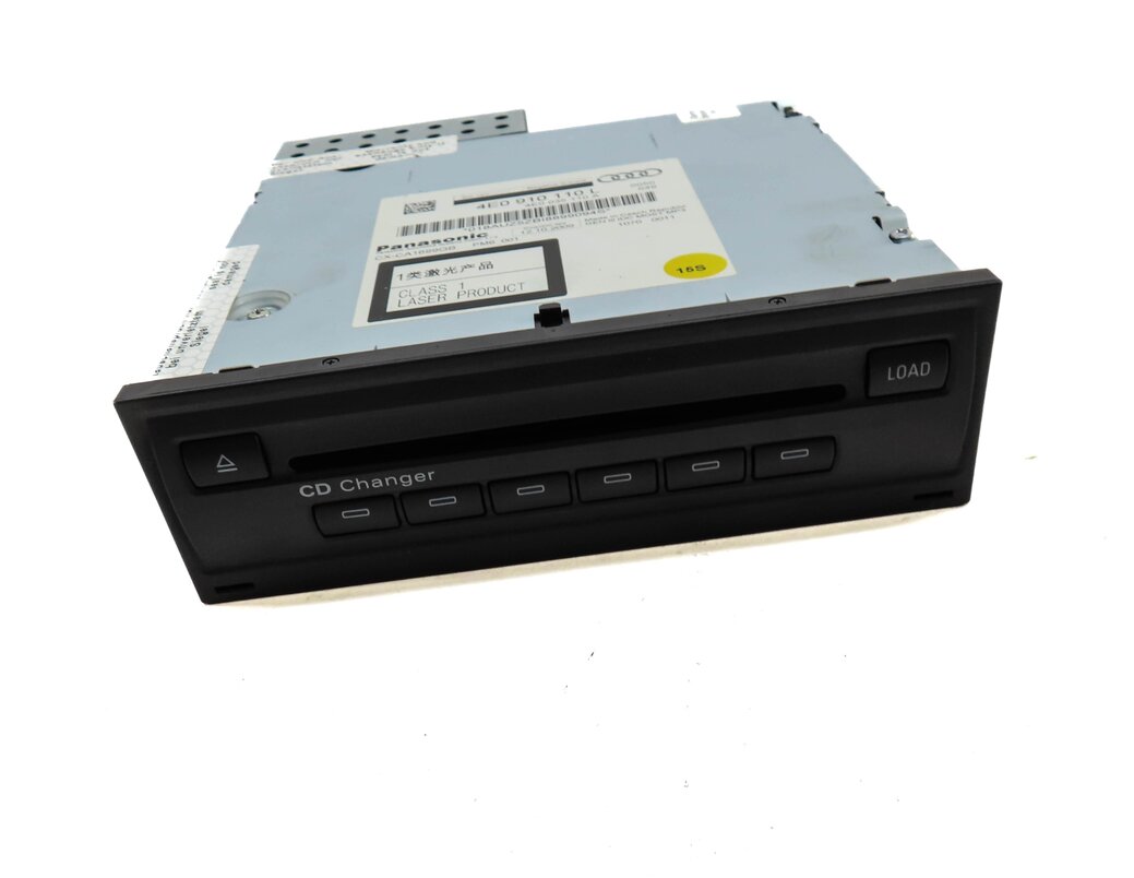 Thumbnail 1: 2007-2011 AUDI Q7 (4L) RADIO STEREO 6 DISC CD CHANGER PLAYER READER DRIVE