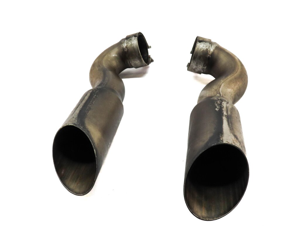 Thumbnail 2: 2010 AUDI Q7 (4L) LEFT & RIGHT REAR EXHAUST TIP SET-2