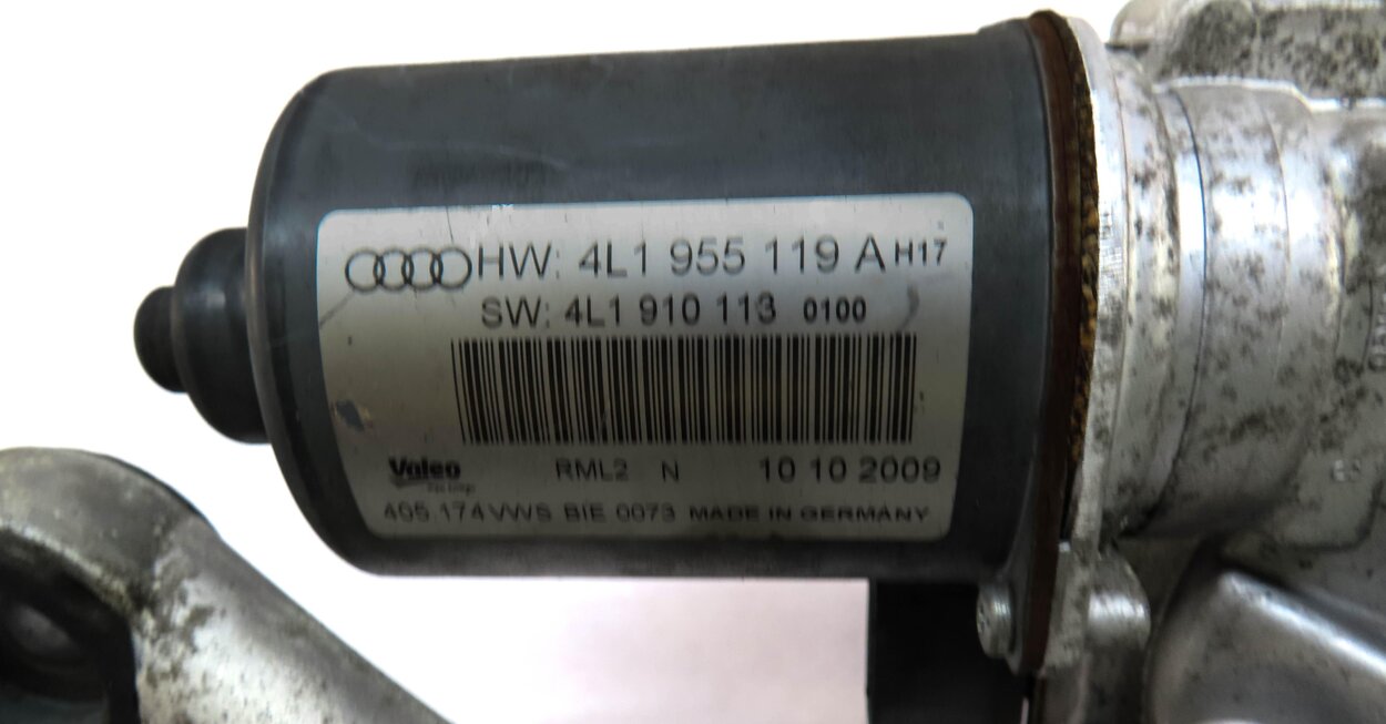 Thumbnail 5: 2007-2015 AUDI Q7 (4L) FRONT WINDSHIELD WIPER MOTOR w/ LINKAGE