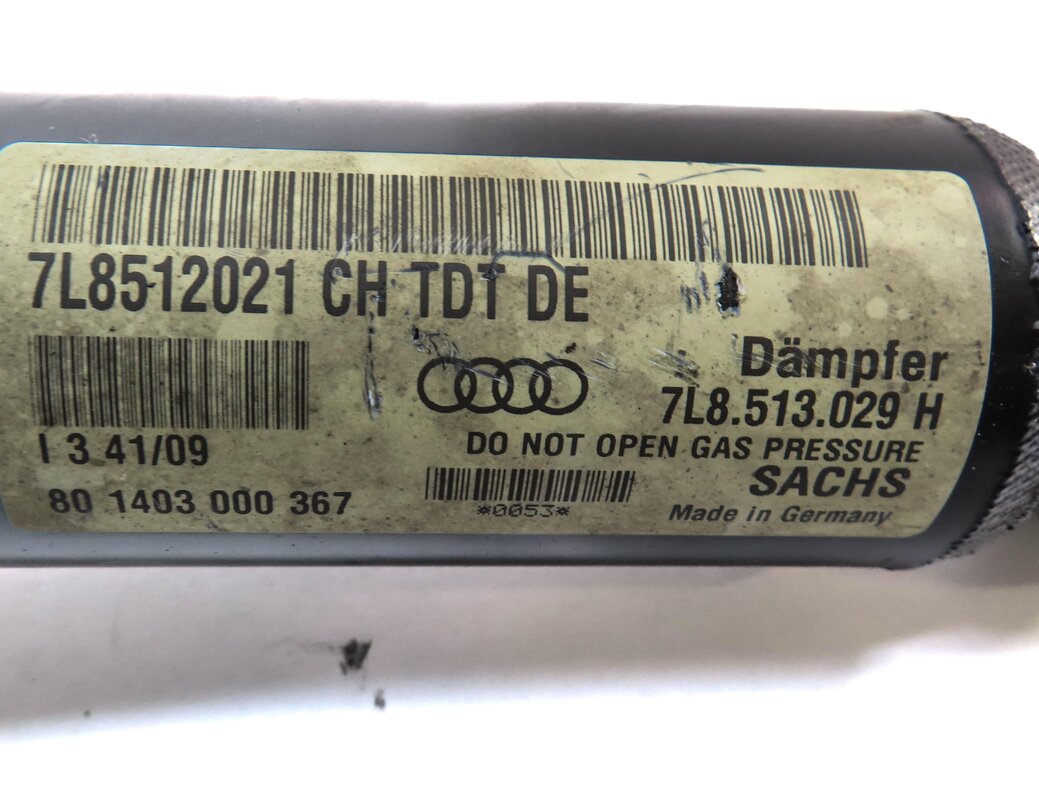 Thumbnail 9: 2007-2015 AUDI Q7 (4L) REAR LEFT & RIGHT COMFORT SUSPENSION SHOCK STRUT SET-2