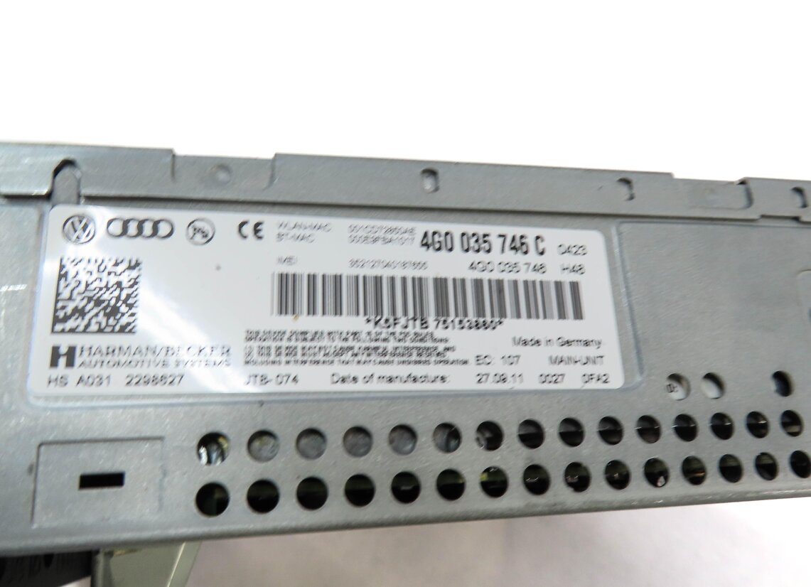 Thumbnail 6: 2012-2013 AUDI A6 (C7) RADIO STEREO CD DVD SD SIM MMI MULTIMEDIA READER PLAYER