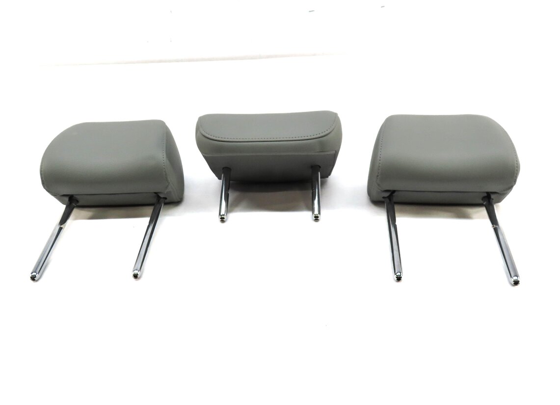 Thumbnail 2: 2012 AUDI A6 (C7) REAR SEAT LEFT CENTER RIGHT HEADREST HEAD REST SET-3 (GRAY)