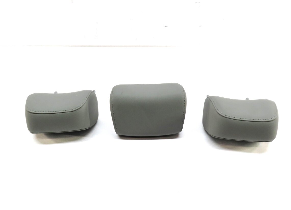 Thumbnail 3: 2012 AUDI A6 (C7) REAR SEAT LEFT CENTER RIGHT HEADREST HEAD REST SET-3 (GRAY)