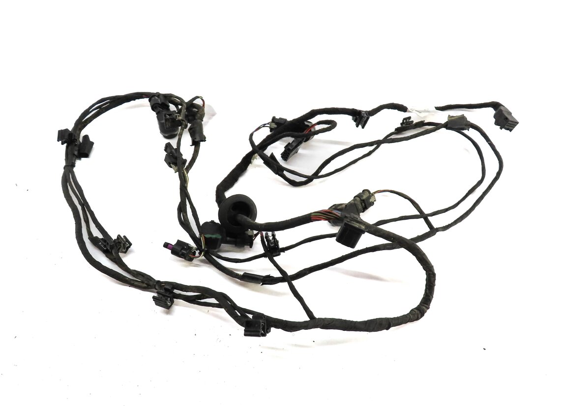 Thumbnail 2: 2012 AUDI A6 (C7) REAR PDC PARK DISTANCE SENSOR SET w/ HARNESS (OOLONG GRAY 4N)