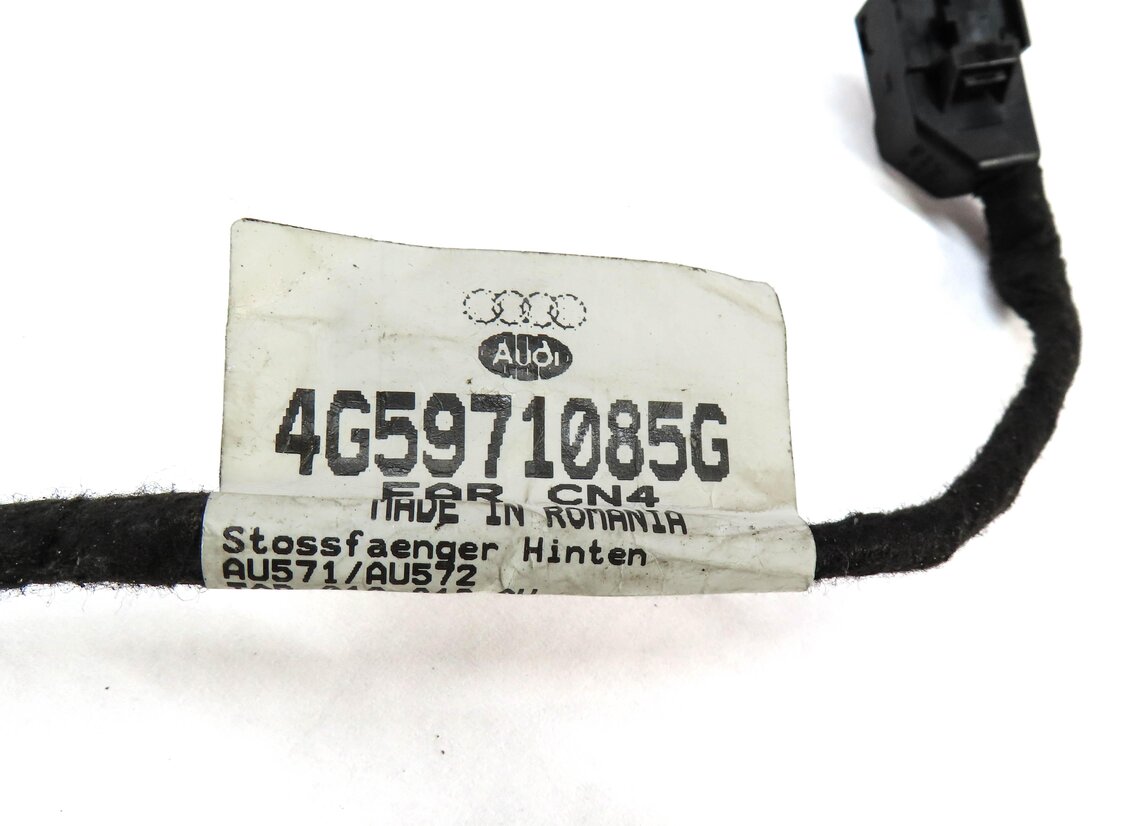 Thumbnail 3: 2012 AUDI A6 (C7) REAR PDC PARK DISTANCE SENSOR SET w/ HARNESS (OOLONG GRAY 4N)