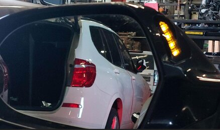 Thumbnail 2: 12-13 AUDI A6 (C7) LEFT P-FOLD HEAT MEMORY BLIND SPOT DOOR MIRROR (OOLONG GRAY)