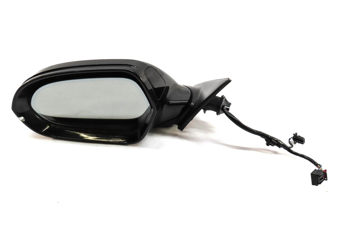 Thumbnail 3: 12-13 AUDI A6 (C7) LEFT P-FOLD HEAT MEMORY BLIND SPOT DOOR MIRROR (OOLONG GRAY)