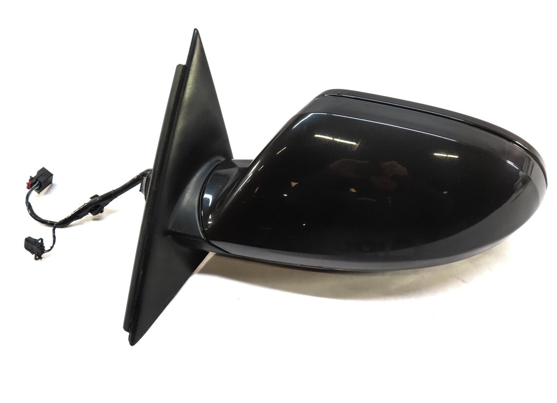 Thumbnail 5: 12-13 AUDI A6 (C7) LEFT P-FOLD HEAT MEMORY BLIND SPOT DOOR MIRROR (OOLONG GRAY)