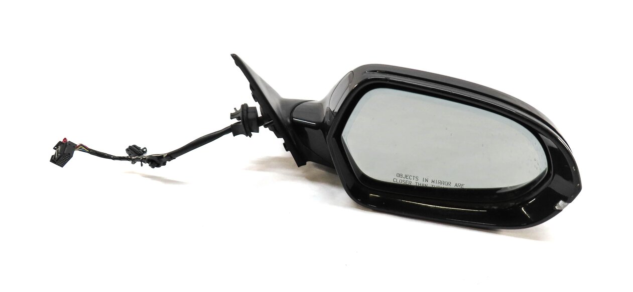 Thumbnail 1: 12-13 AUDI A6 (C7) RIGHT P-FOLD HEAT MEMORY BLIND SPOT DOOR MIRROR (OOLONG GRAY)