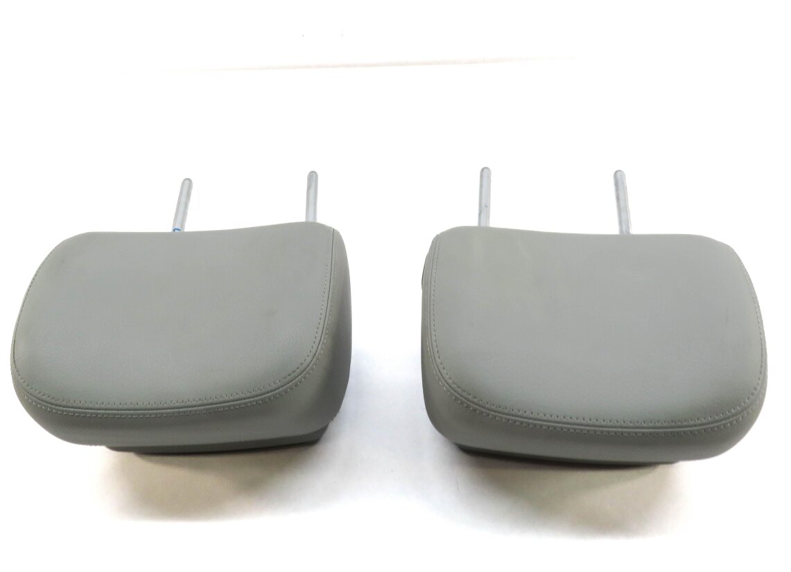 Thumbnail 3: 2012 AUDI A6 (C7) FRONT LEFT & RIGHT SEAT HEADREST HEAD REST SET (GRAY LEATHER)
