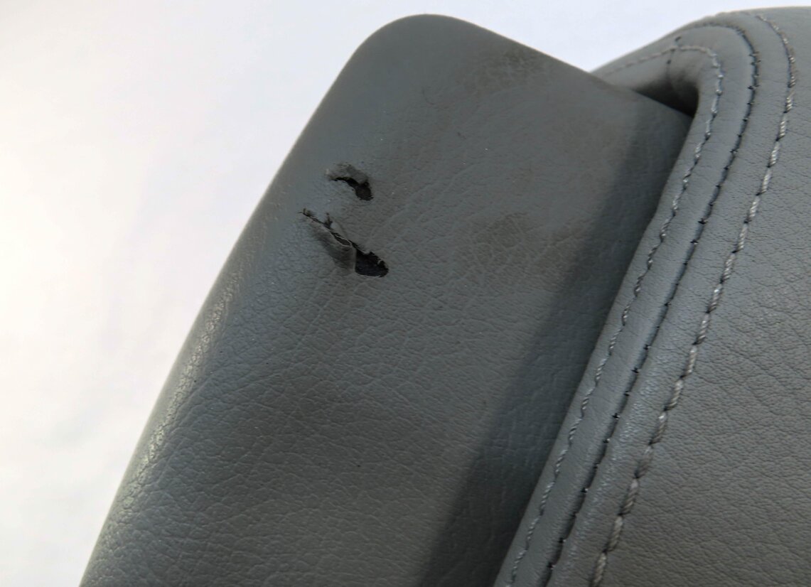 Thumbnail 6: 2012 AUDI A6 (C7) FRONT LEFT & RIGHT SEAT HEADREST HEAD REST SET (GRAY LEATHER)
