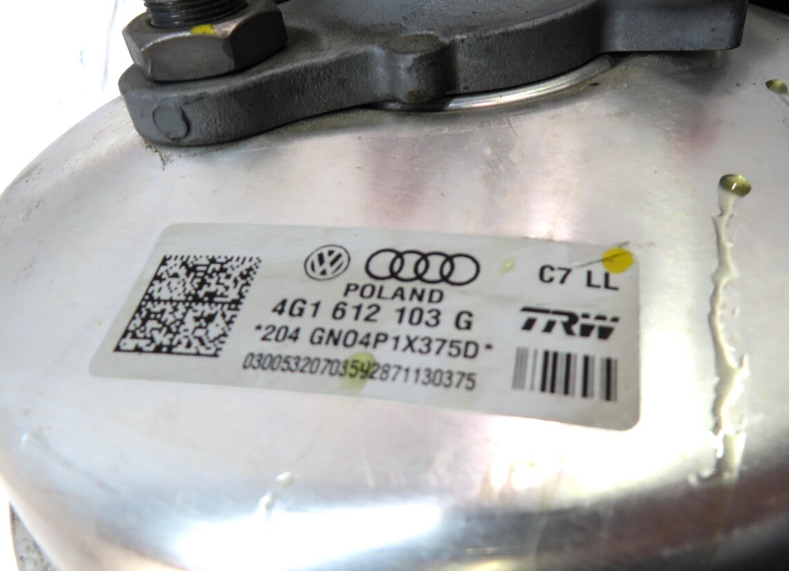 Thumbnail 4: 12-17 AUDI A4 S4 A5 S5 A6 S6 A7 S7 RS7 (C7 B8 8K 8T) BRAKE BOOSTER w/ CYLINDER