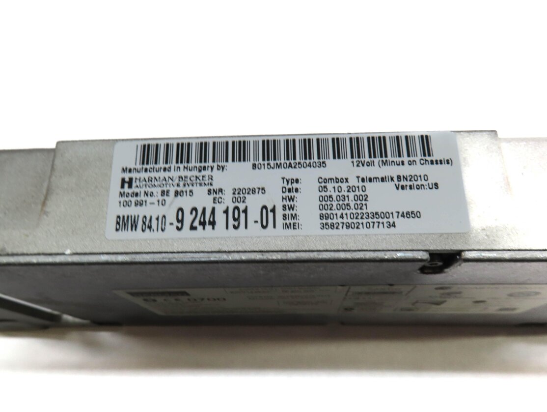 Thumbnail 4: 2011 BMW 535i (F10) BLUETOOTH TELEMATICS COMBOX COMMUNICATION CONTROL MODULE