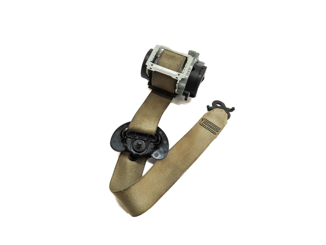 11-16 BMW 528i 535i 550i M5 (F10) LEFT FRONT DRIVER SEATBELT RETRACTOR (BEIGE)