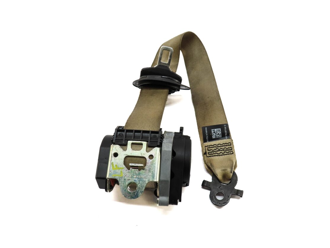 Thumbnail 3: 11-16 BMW 528i 535i 550i M5 (F10) LEFT FRONT DRIVER SEATBELT RETRACTOR (BEIGE)
