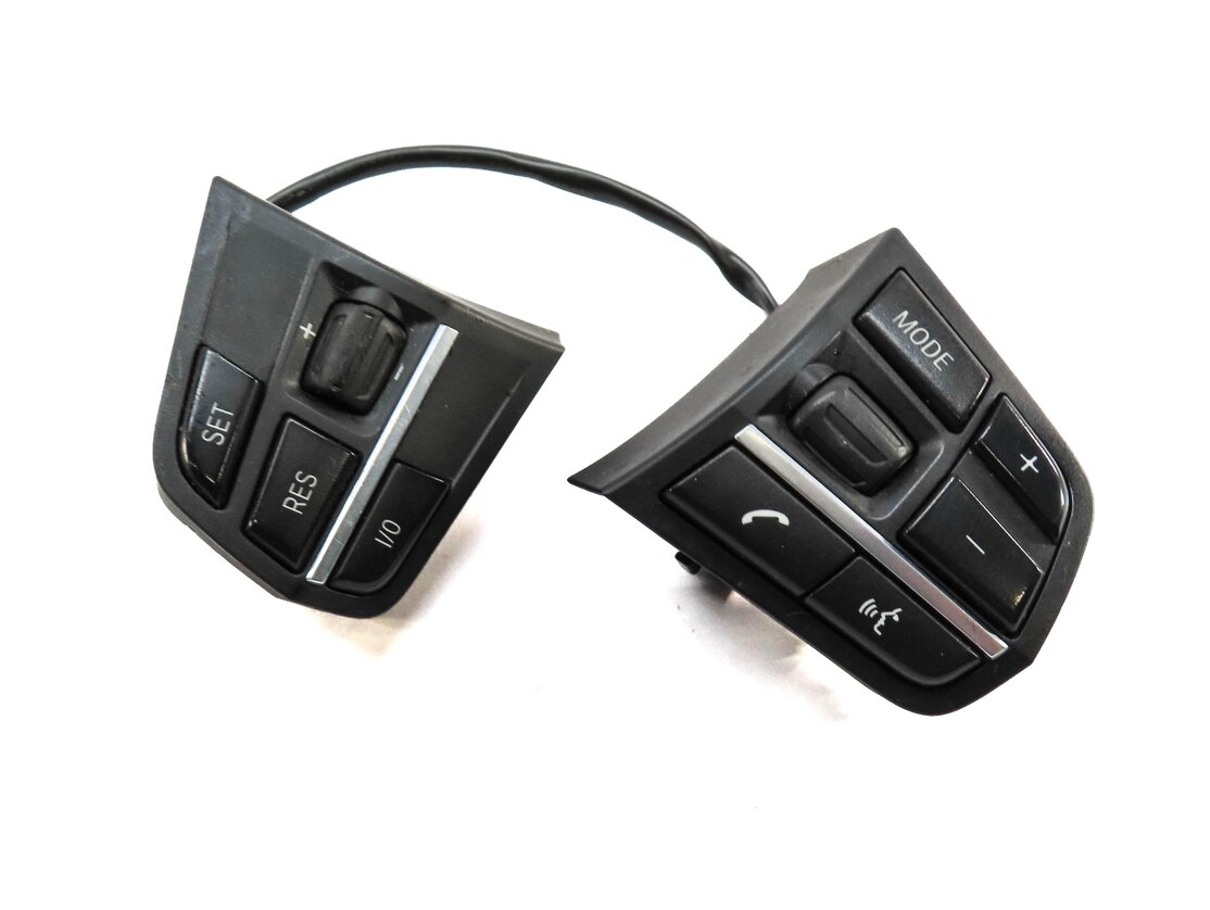 Thumbnail 2: 2011 BMW 535i (F10) STEERING WHEEL CRUISE PHONE MEDIA SWITCH BUTTON SET-2