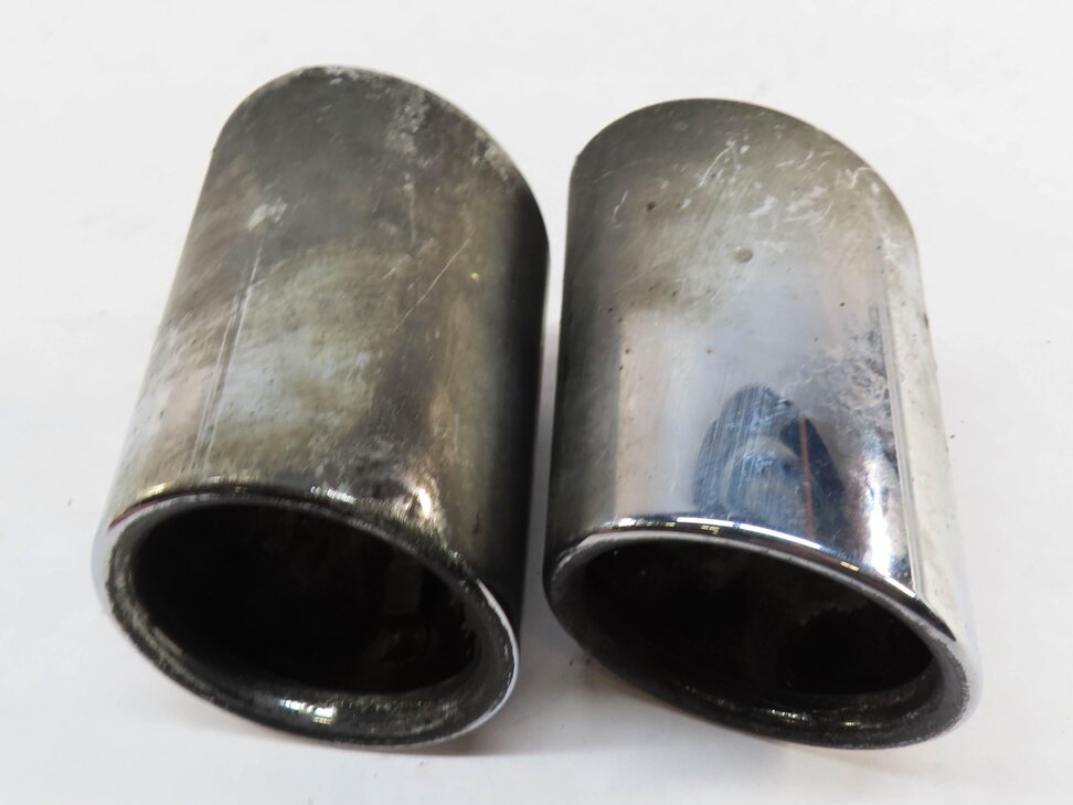 Thumbnail 3: 11-16 BMW 535i 535Xi (F10) 3.0L N55 REAR LEFT & RIGHT MUFFLER EXHAUST TIP SET
