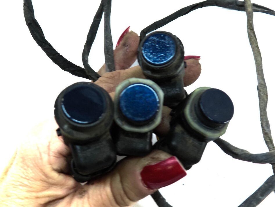 Thumbnail 3: 2011 BMW 535i (F10) REAR PDC PARK DISTANCE SENSOR SET w/ HARNESS (IMPERIAL BLUE)