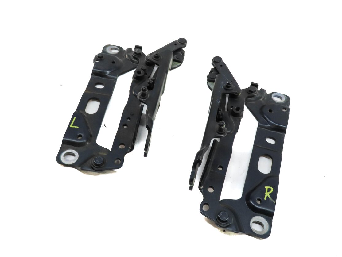 2011 BMW 528i 535i 550i (F10) LEFT & RIGHT FRONT HOOD HINGE SET (IMPERIAL BLUE)