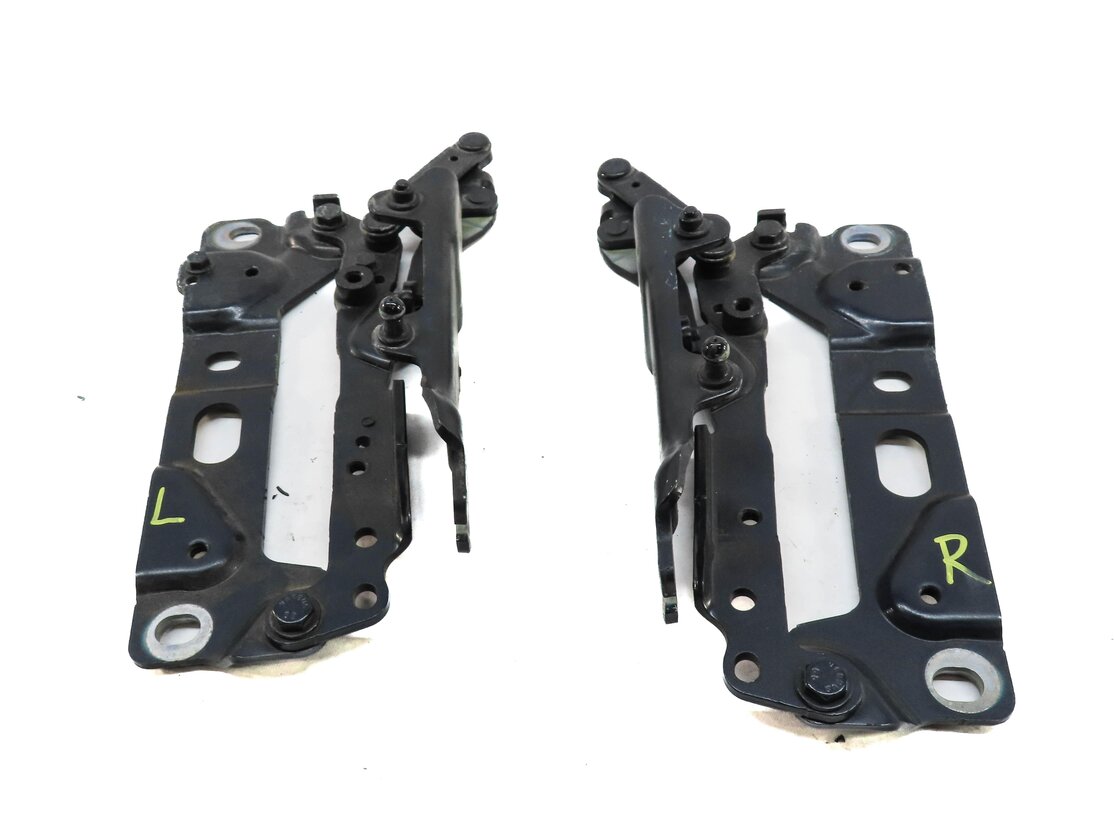 Thumbnail 2: 2011 BMW 528i 535i 550i (F10) LEFT & RIGHT FRONT HOOD HINGE SET (IMPERIAL BLUE)