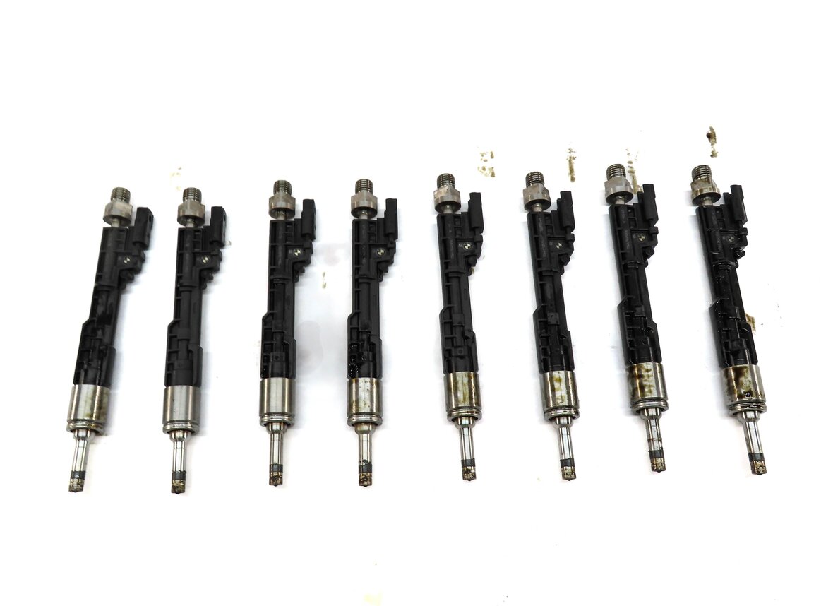 Thumbnail 3: 14-19 BMW 550i 650i 750i M5 M6 X5 X6 X5M X6M - 4.4L N63 S63 V8 FUEL INJECTOR SET