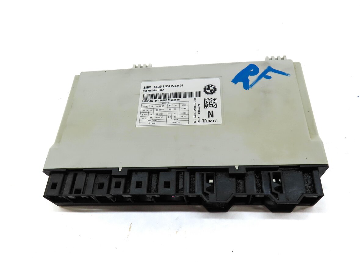 Thumbnail 2: 10-17 BMW 5 6 7 SERIES (F01 F06 F10) FRONT RIGHT PASSENGER COMFORT SEAT MODULE