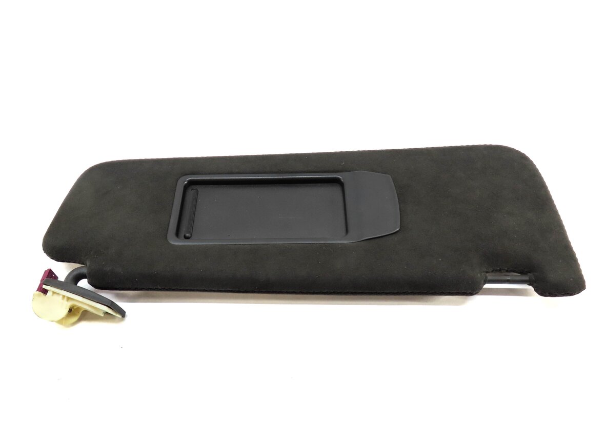 Thumbnail 3: 11-15 BMW 7 SERIES (F01) FRONT RIGHT PASSENGER SUN VISOR (BLACK SUEDE)