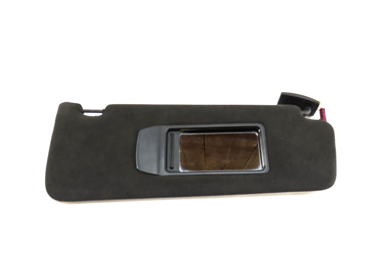 Thumbnail 4: 11-15 BMW 7 SERIES (F01) FRONT RIGHT PASSENGER SUN VISOR (BLACK SUEDE)