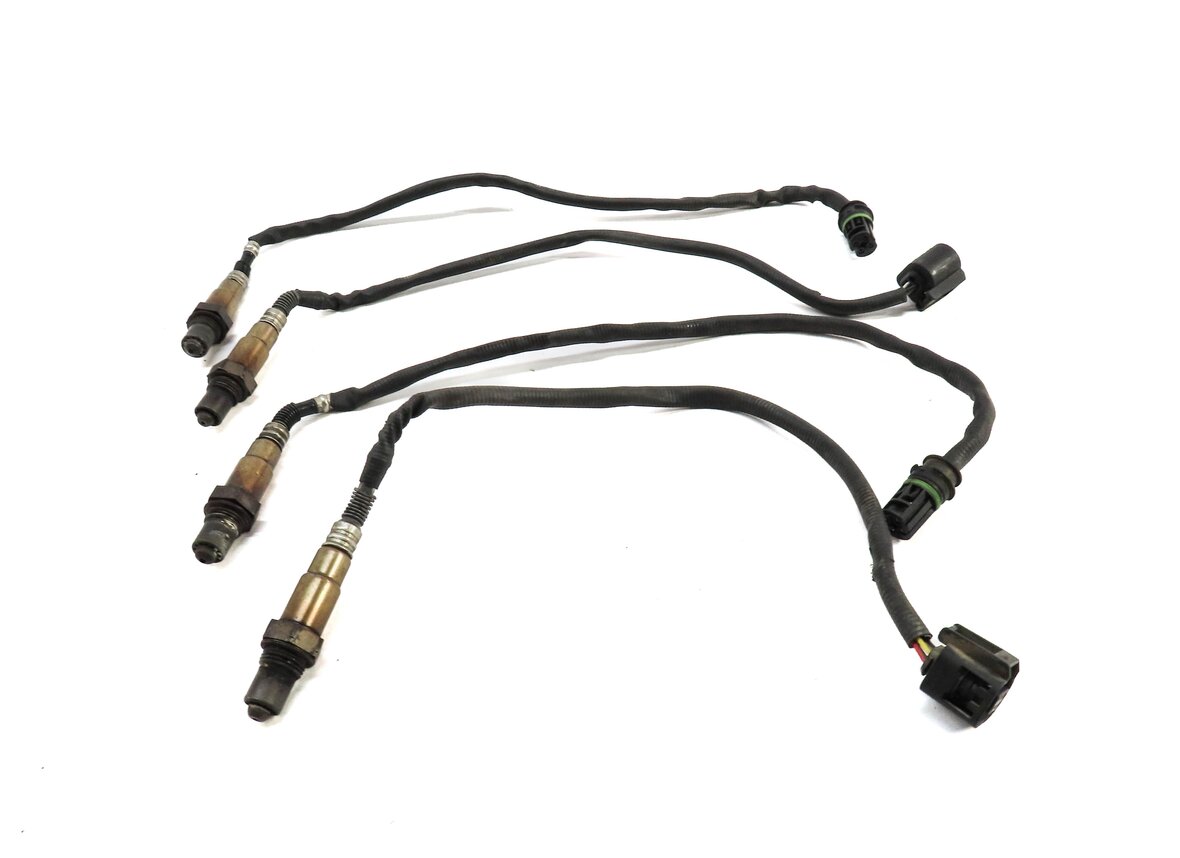 Thumbnail 2: 2015 BMW 750Li (F01) 4.4L (N63) ENGINE O2 FRONT REAR OXYGEN SENSOR SET OF 4