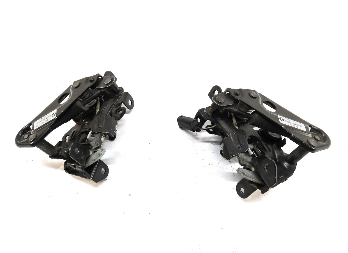Thumbnail 4: 2015 BMW 750Li (F01) LEFT & RIGHT HOOD LATCH SET OF 2 7206453 7183762