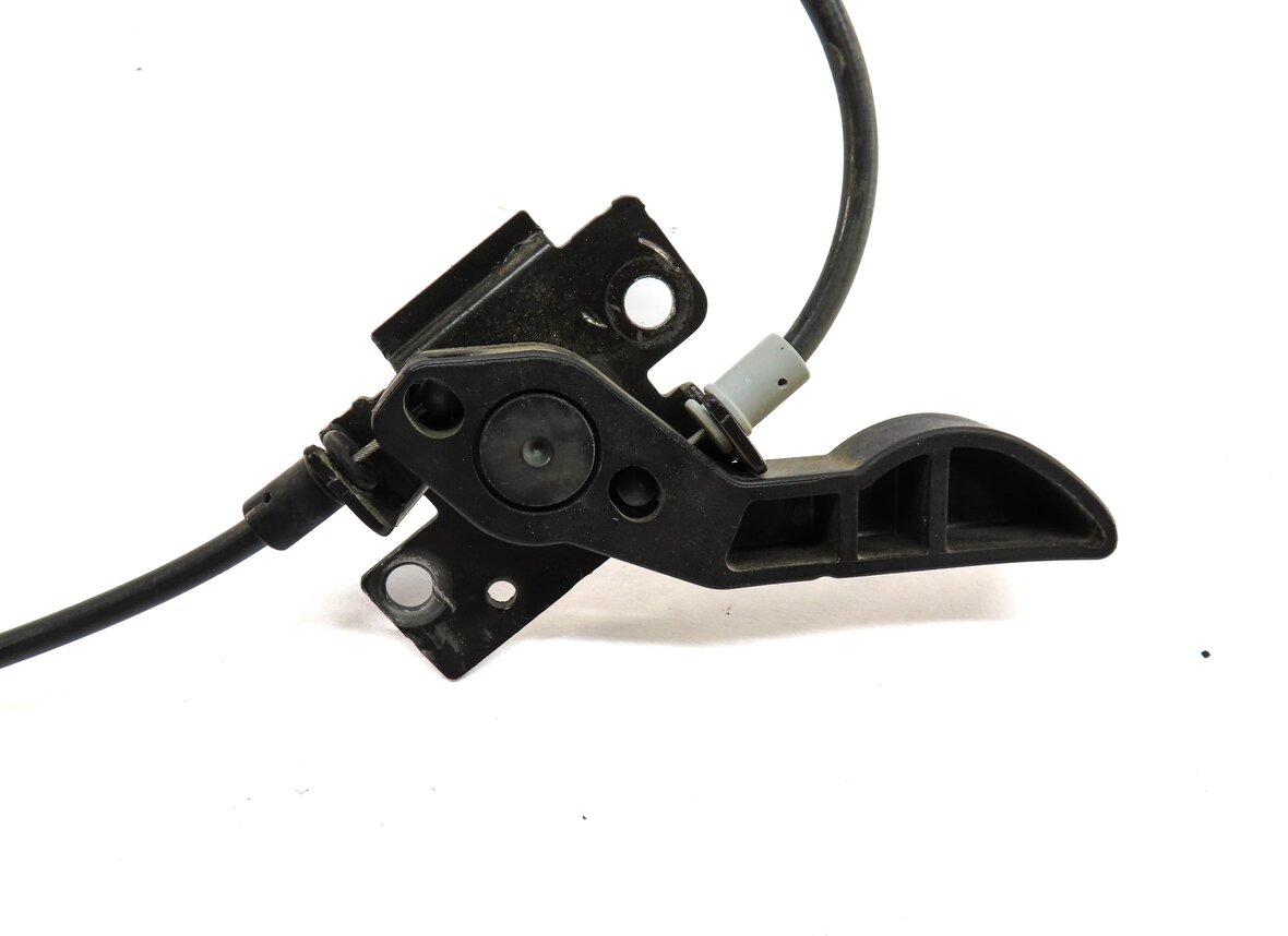 Thumbnail 3: 2015 BMW 750Li (F01) HOOD RELEASE LEVER & 2 SAFETY CATCH HOOKS w/ CABLE SET