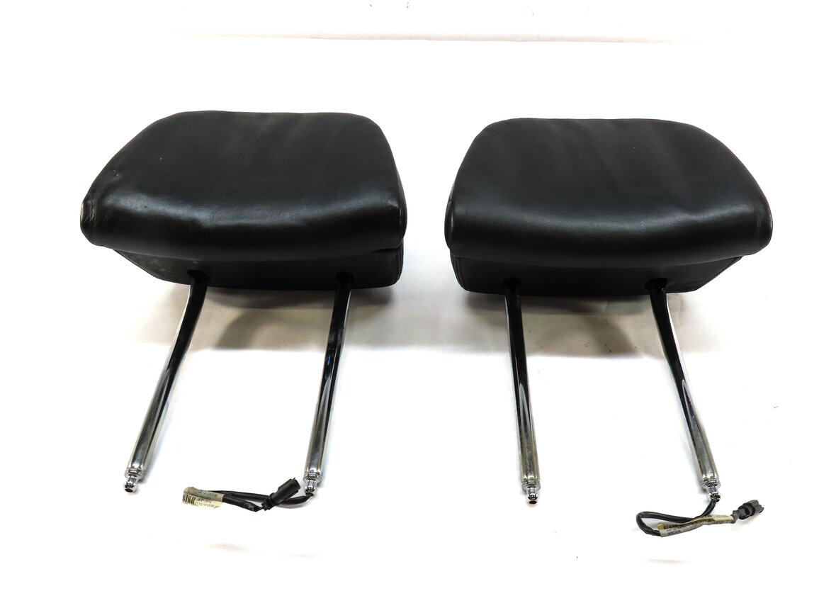 Thumbnail 2: 14-17 535iGT 550iGT F07 14-15 740 750 F01 FRONT LEFT RIGHT HEADREST SET (BLACK)