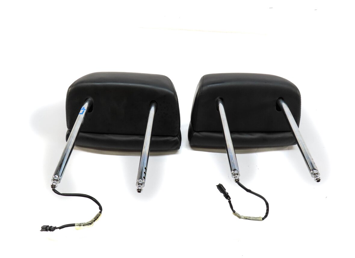 Thumbnail 5: 14-17 535iGT 550iGT F07 14-15 740 750 F01 FRONT LEFT RIGHT HEADREST SET (BLACK)