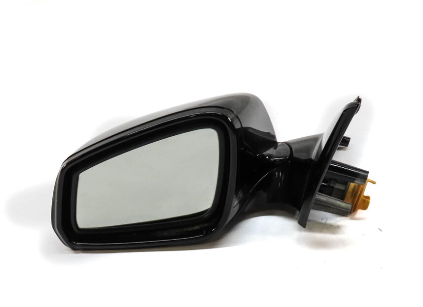 13-15 BMW 7 SERIES F01 LEFT DOOR MIRROR P-FOLD HEAT AUTODIM BLIND CAMERA (BLACK)