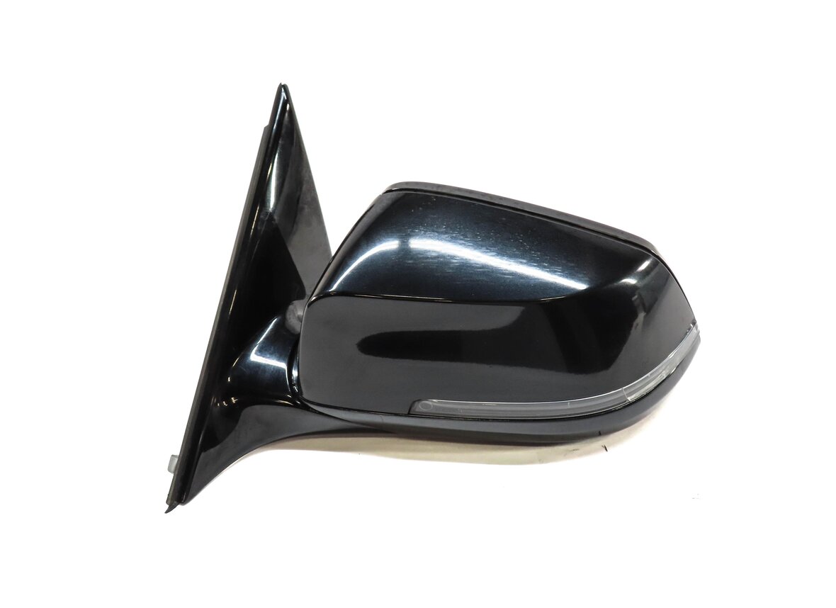 Thumbnail 7: 13-15 BMW 7 SERIES F01 LEFT DOOR MIRROR P-FOLD HEAT AUTODIM BLIND CAMERA (BLACK)