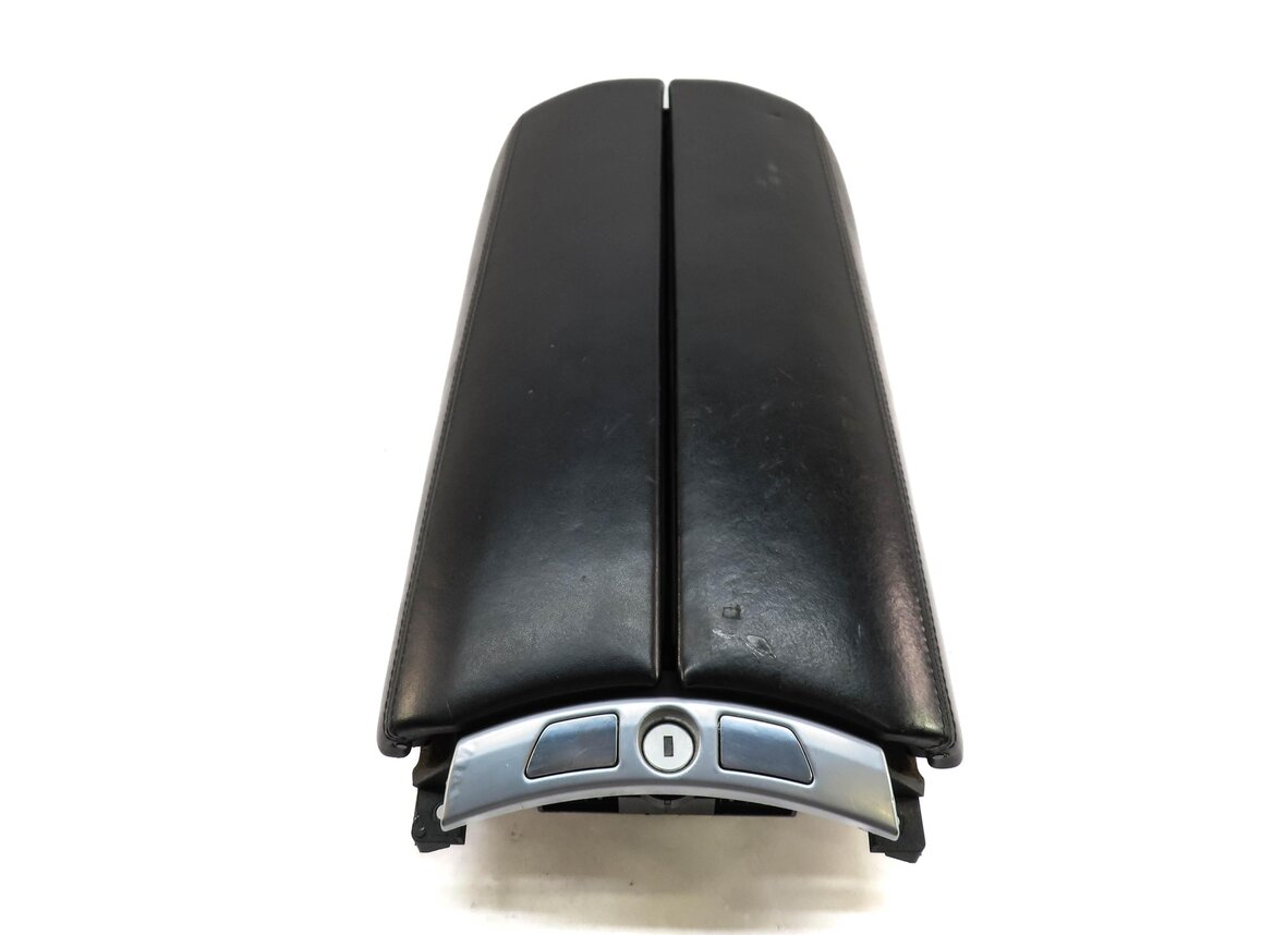 Thumbnail 2: 09-15 BMW 740i 750i 760i B7 (F01) CENTER CONSOLE ARM REST COMPARTMENT (BLACK)