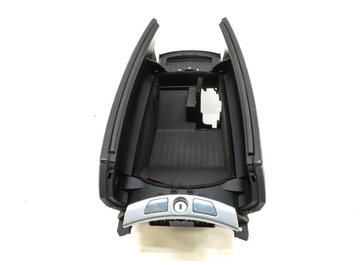 Thumbnail 6: 09-15 BMW 740i 750i 760i B7 (F01) CENTER CONSOLE ARM REST COMPARTMENT (BLACK)