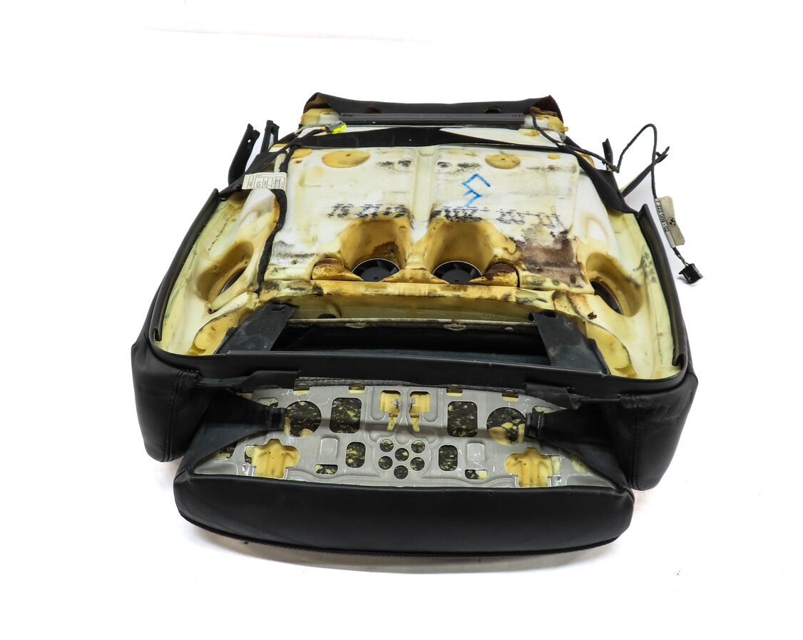 Thumbnail 4: 2015 BMW 750Li F01 FRONT LEFT LOWER SPORT SEAT CUSHION (HEATED & COOLED) (BLACK)
